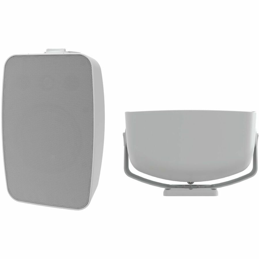 Crestron Saros SMT6T-AW-W-T-EACH 2-way Indoor/Outdoor Surface Mount Speaker - 110 W RMS - White Textured
