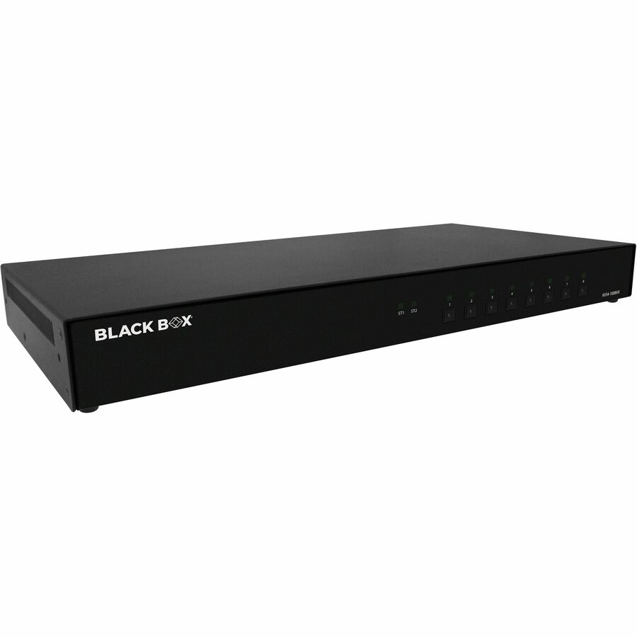 Black Box KVM Switch, NIAP 4.0 Certified - 8-Port, Single-Monitor, DisplayPort, CAC