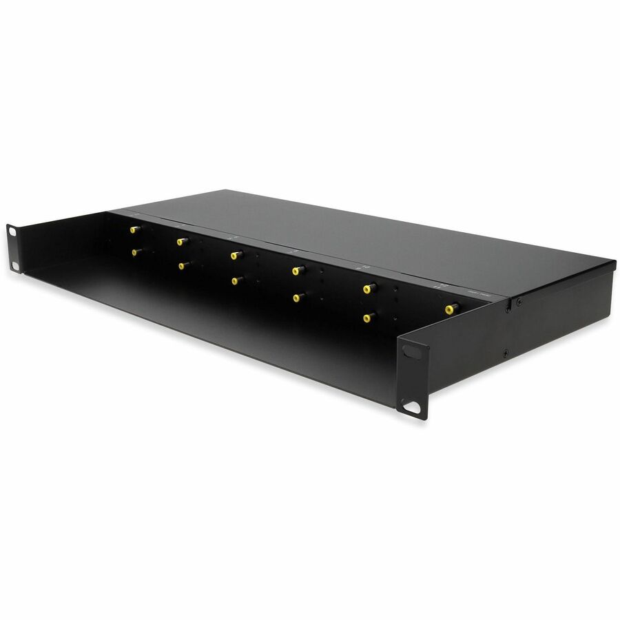 AddOn Chassis for 1G Media Converter, Rack mountable 1U, 12 slots. Dual AC Power Supply