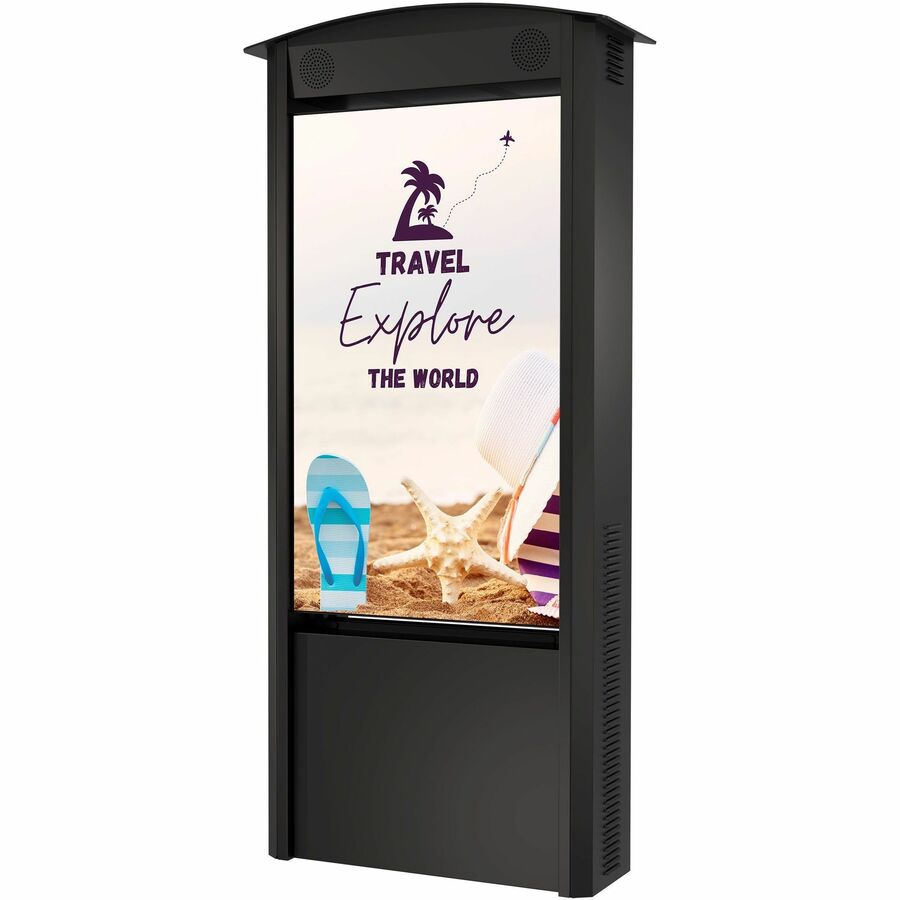 Dual-Sided Smart City Kiosk with (2) 55" Xtreme™ High Bright Outdoor Displays