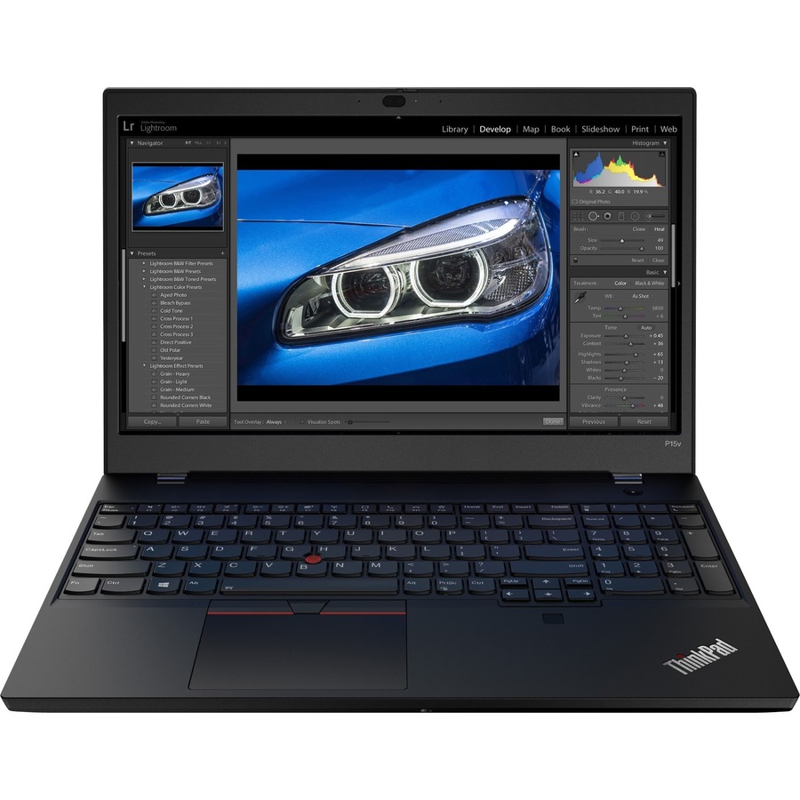 Lenovo ThinkPad P15v G2 21A9S08P00 15.6" Mobile Workstation - Full HD - Intel Core i5 11th Gen i5-11400H - 16 GB - 512 GB SSD - English Keyboard - Black