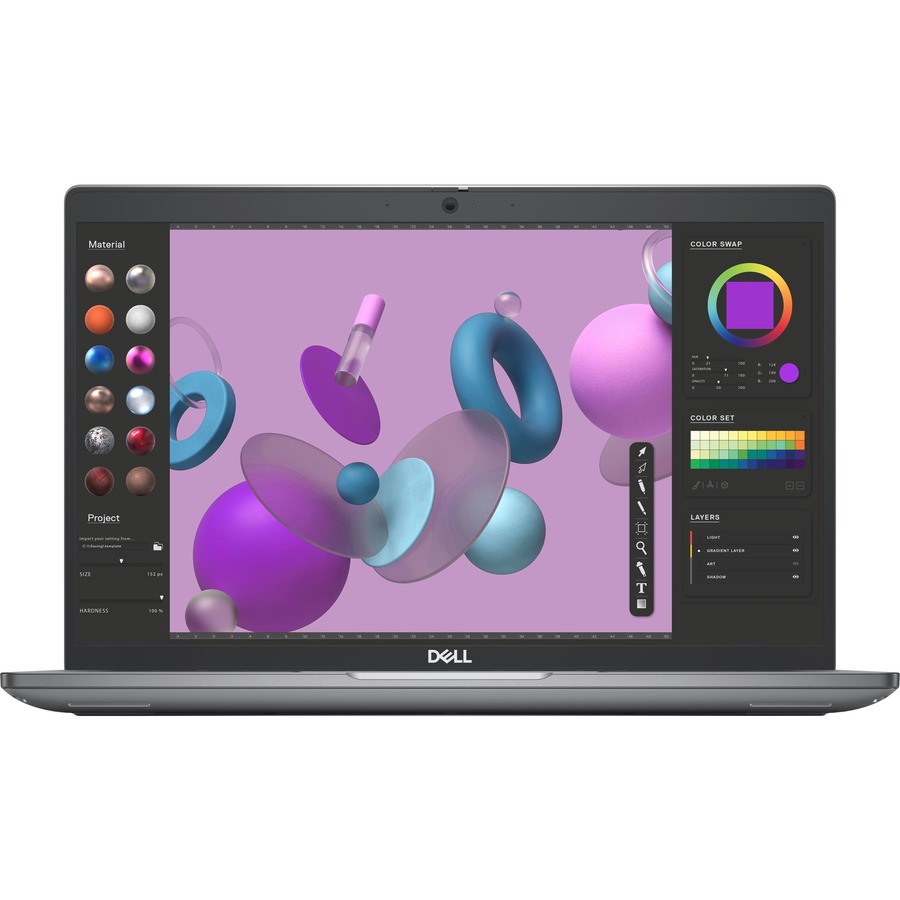 Dell Precision 3000 3480 14" Mobile Workstation - Full HD - 60 Hz - Intel Core i5 13th Gen i5-1335U - vPro Technology - 16 GB - 512 GB SSD - English (US) Keyboard - Titan Gray