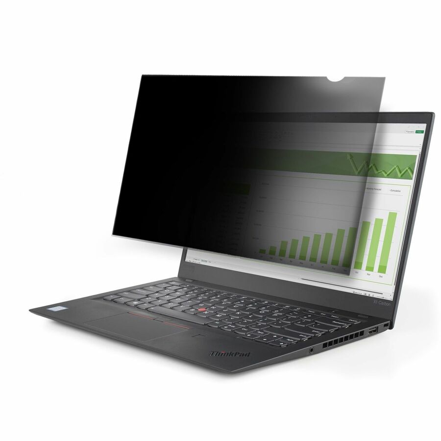 StarTech 13.3in Laptop Privacy Screen For 16:9 Displays, Anti-Glare Privacy Filter with 51% Blue Light Reduction, Matte/Glossy, TAA