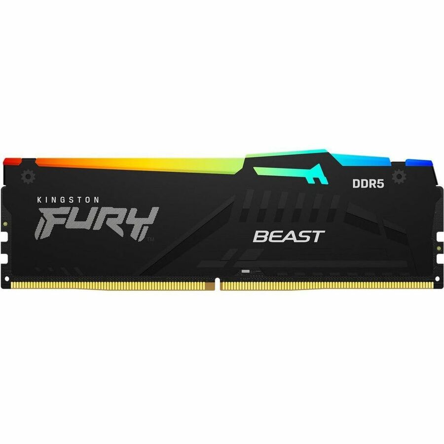 Kingston 64GB (4x16GB) DDR5 6000MT/s CL40 FURY Beast Black RGB XMP