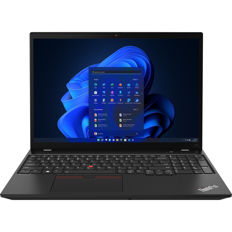 Lenovo ThinkPad P16s Gen 2 21HK003HUS 16" Mobile Workstation - WUXGA - Intel Core i7 13th Gen i7-1370P - vPro Technology - 16 GB - 512 GB SSD - English Keyboard - Villi Black