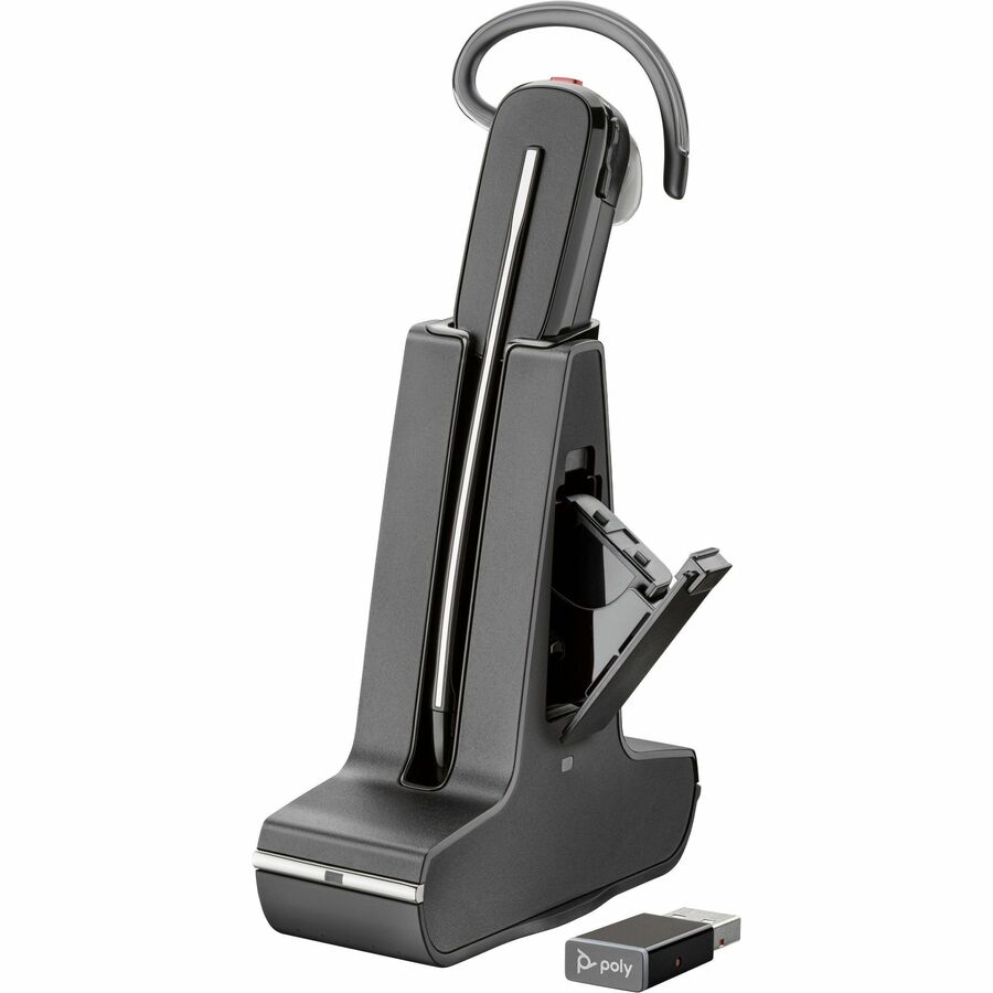 Poly Savi 8245-M Microsoft Teams Certified DECT 1920-1930 MHz USB-A Headset +D200 TAA
