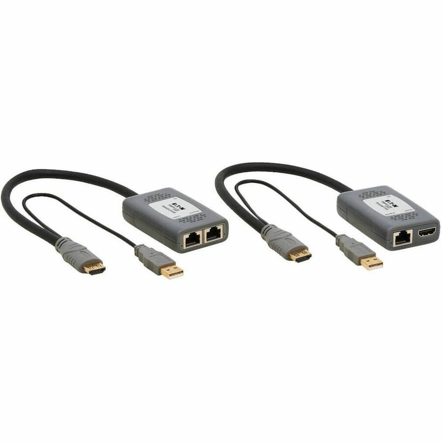 Eaton Tripp Lite Series 1-Port HDMI over Cat6 Extender Kit, Pigtail Transmitter/Receiver, 4K 60 Hz, HDR, 4:4:4, 230 ft. (70.1 m), TAA