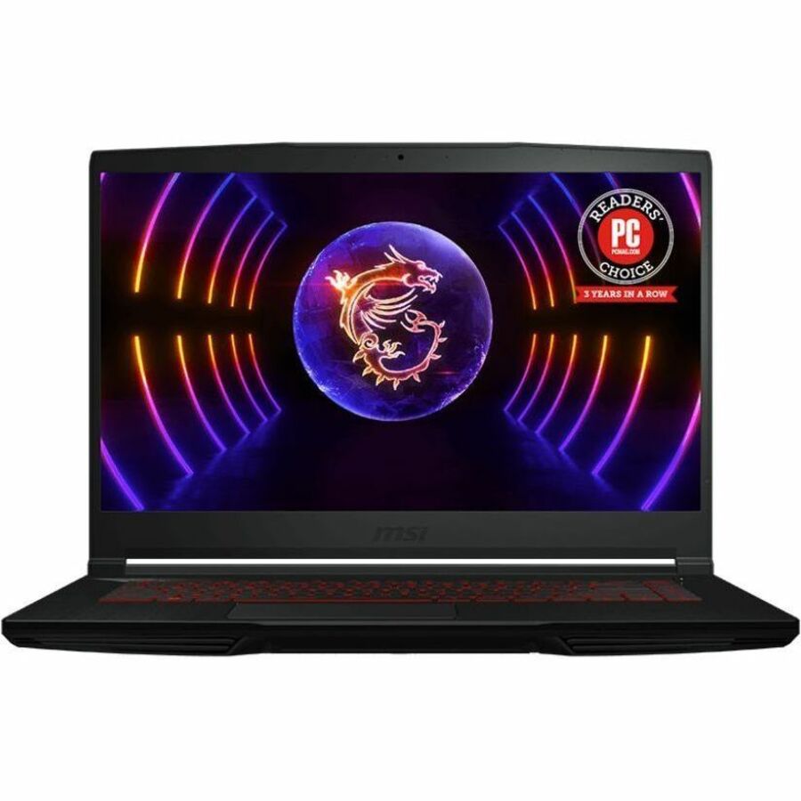 MSI Thin GF63 12U THIN GF63 12UCX-814US 15.6" Gaming Notebook - Full HD - 144 Hz - Intel Core i5 12th Gen i5-12450H - 8 GB - 512 GB SSD - Black