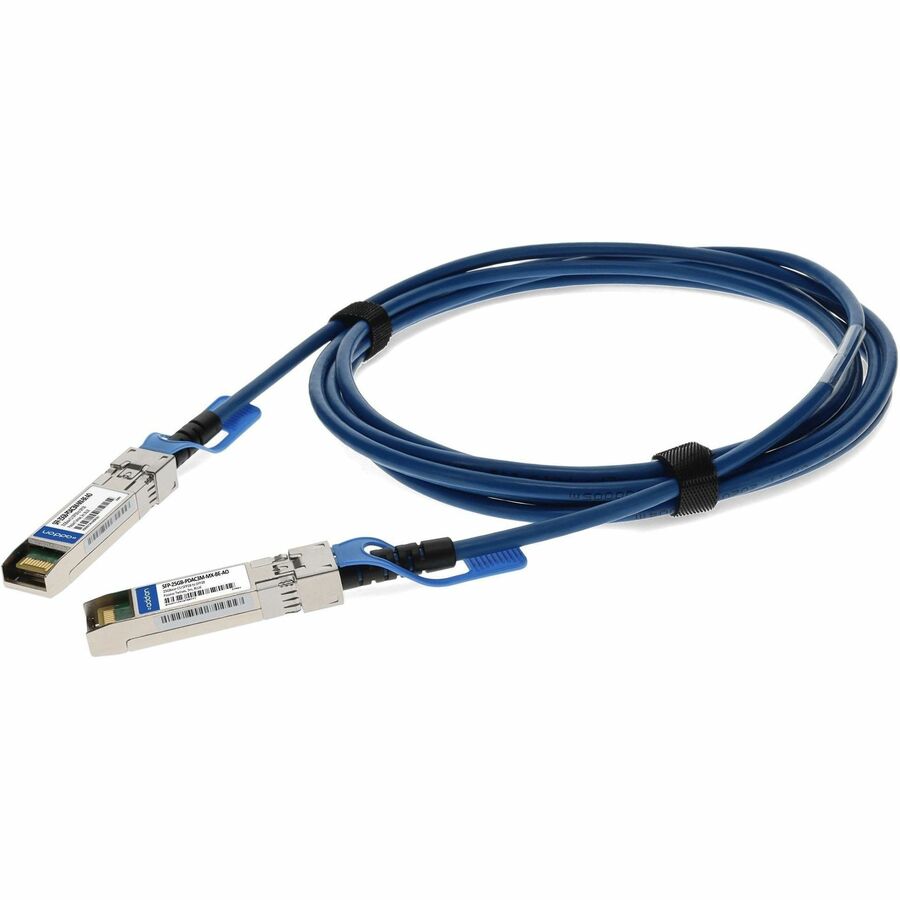 AddOn Mellanox® Compatible TAA Compliant 25GBase-CU SFP28 to SFP28 Blue Direct Attach Cable (Passive Twinax, 3m)
