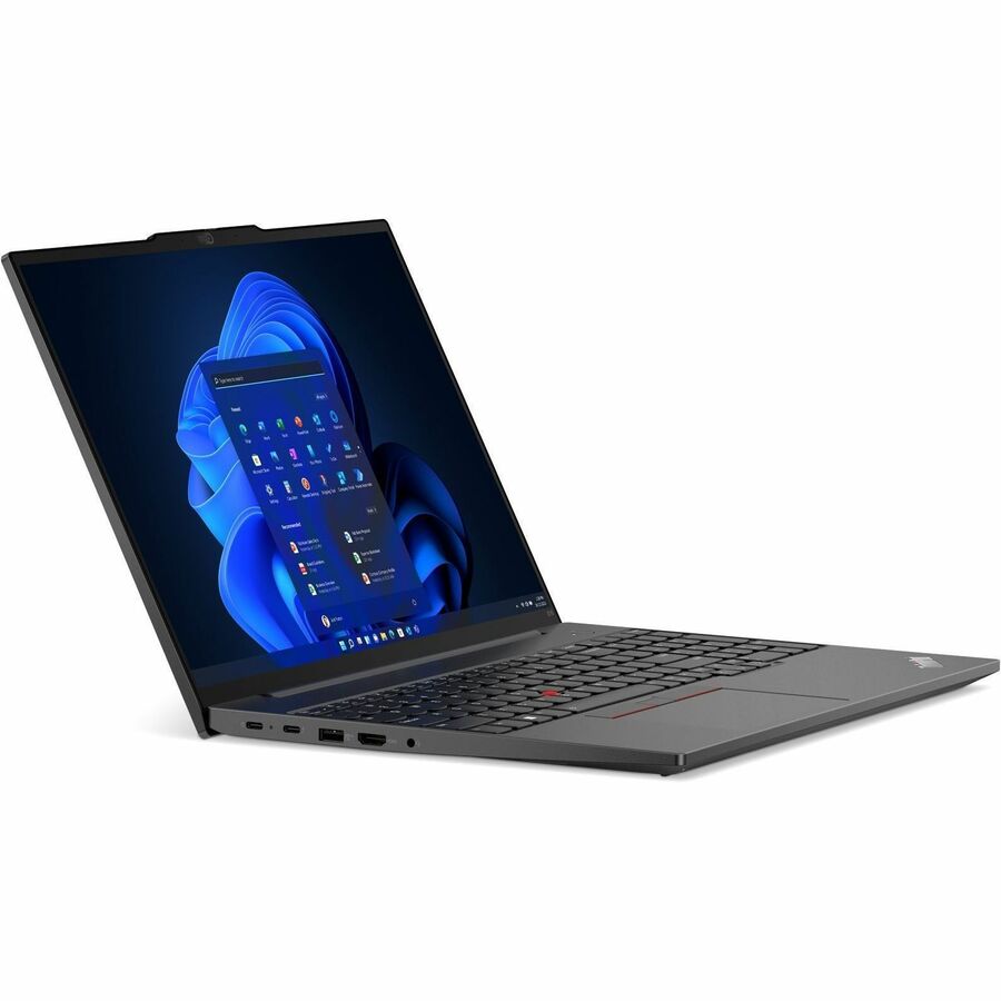 Lenovo ThinkPad E16 Gen 1 21JN00BQUS 16" Notebook - WUXGA - Intel Core i5 13th Gen i5-1335U - 16 GB - 256 GB SSD - English Keyboard - Graphite Black