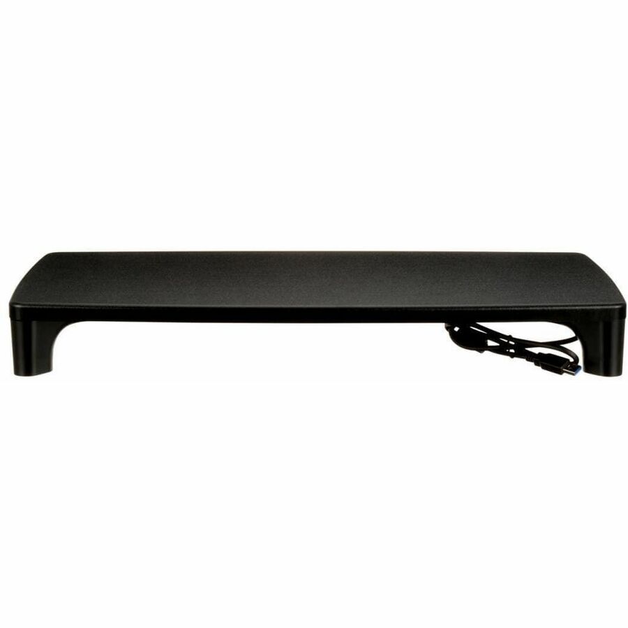 3M Monitor Stand MS100B, 21.6 in x 9.4 in x 3.9 in (548.6 mm x 238.7 mm x 99 mm)