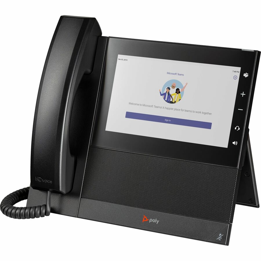Poly CCX 600 Business Media Phone for Microsoft Teams and PoE-enabled GSA/TAA