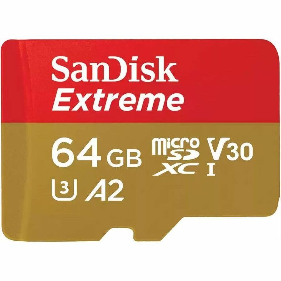 SanDisk Extreme 64 GB Class 10/UHS-I (U3) V30 microSDXC - 1