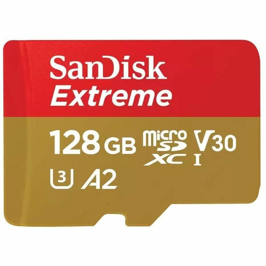 SanDisk Extreme 128 GB Class 10/UHS-I (U3) V30 microSDXC - 1
