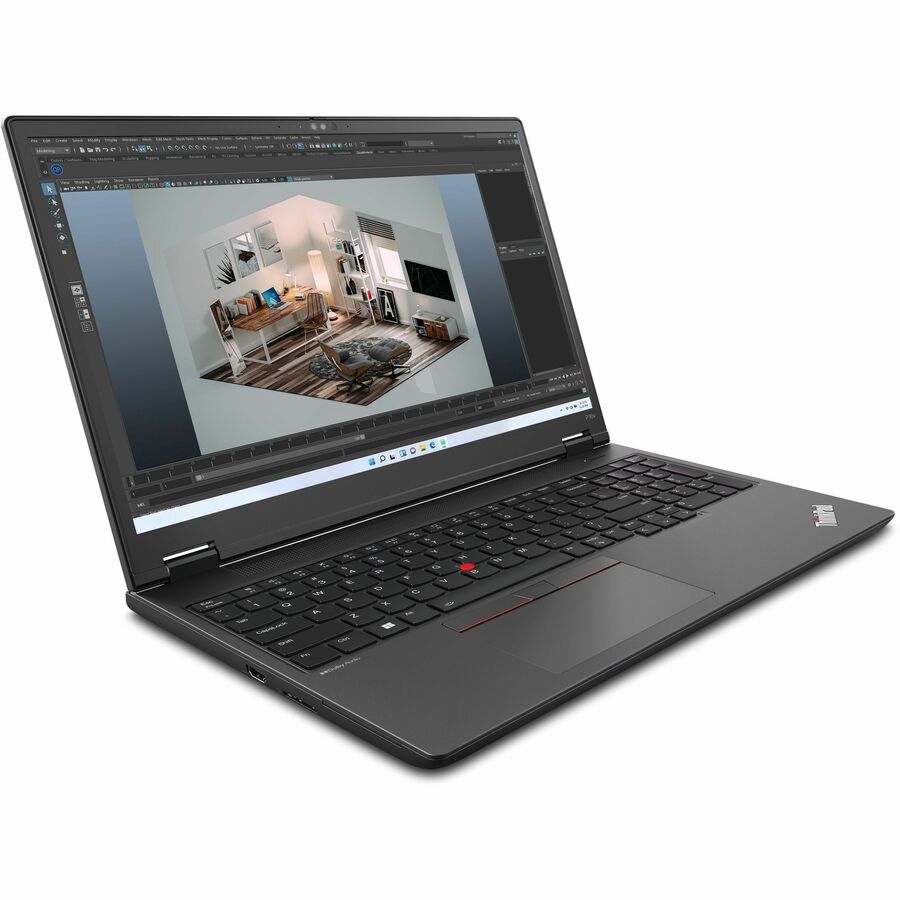 Lenovo ThinkPad P16v Gen 1 21FE0020US 16" Mobile Workstation - WQUXGA - AMD Ryzen 7 PRO 7840HS - 16 GB - 1 TB SSD - English Keyboard - Thunder Black