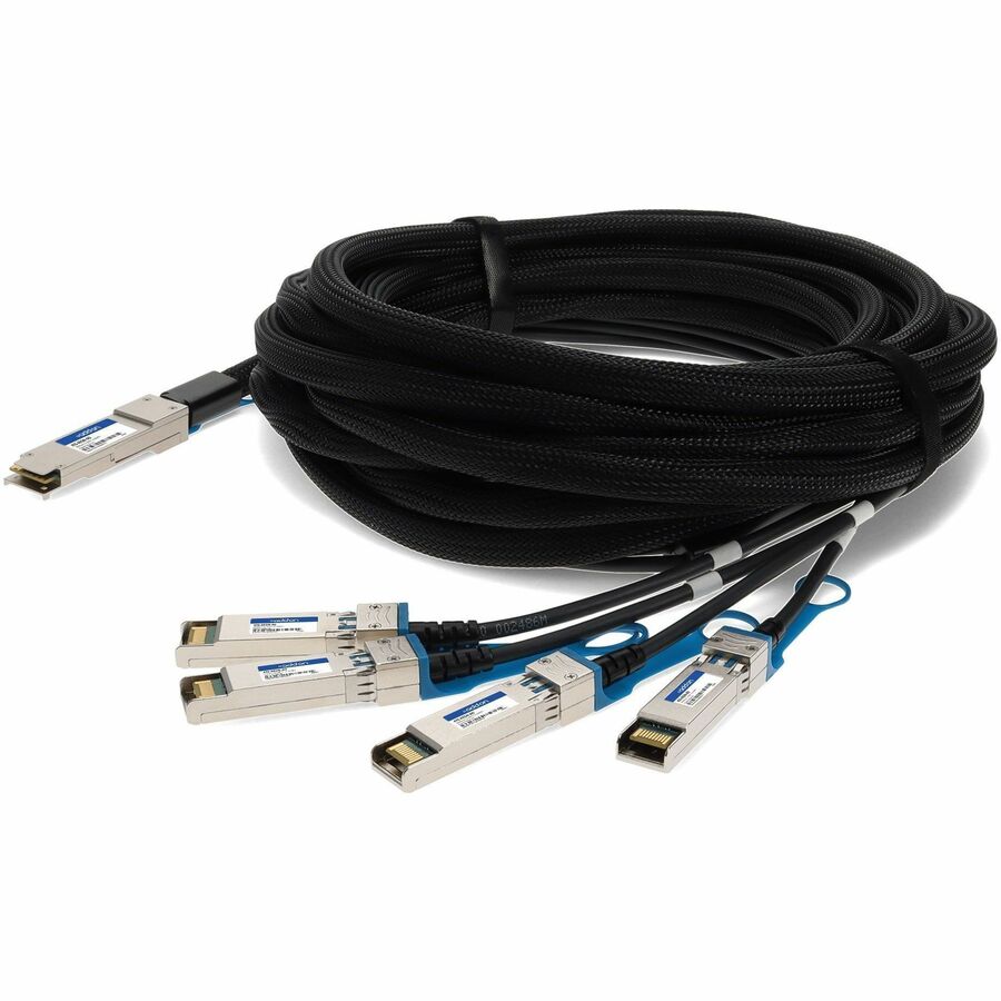 AddOn Dell® 470-AEGN Compatible TAA Compliant 40GBase-CU QSFP+ to 4xSFP+ Direct Attach Cable (Passive Twinax, 5m)
