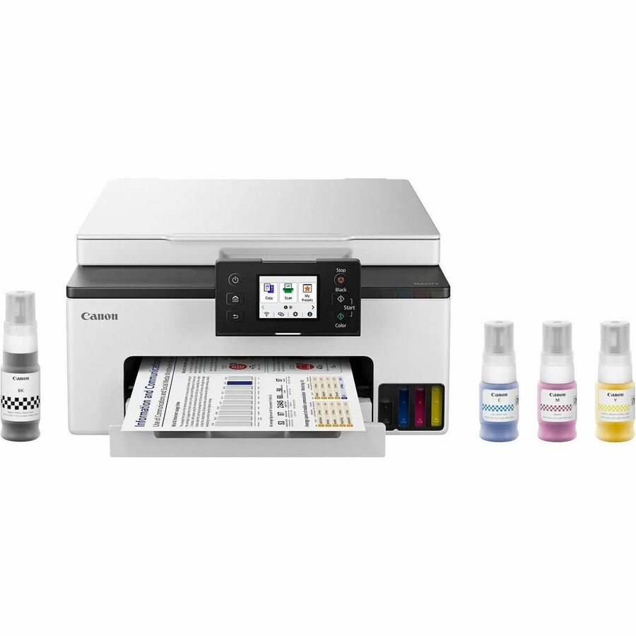 Canon MAXIFY GX1020 Wired & Wireless MegaTank Laser Multifunction Printer - Color