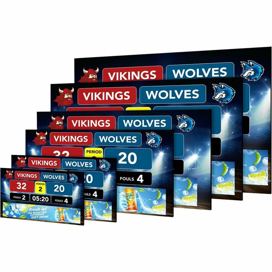 Planar Scoreboard Complete LED Video Boards for Gyms & Arenas