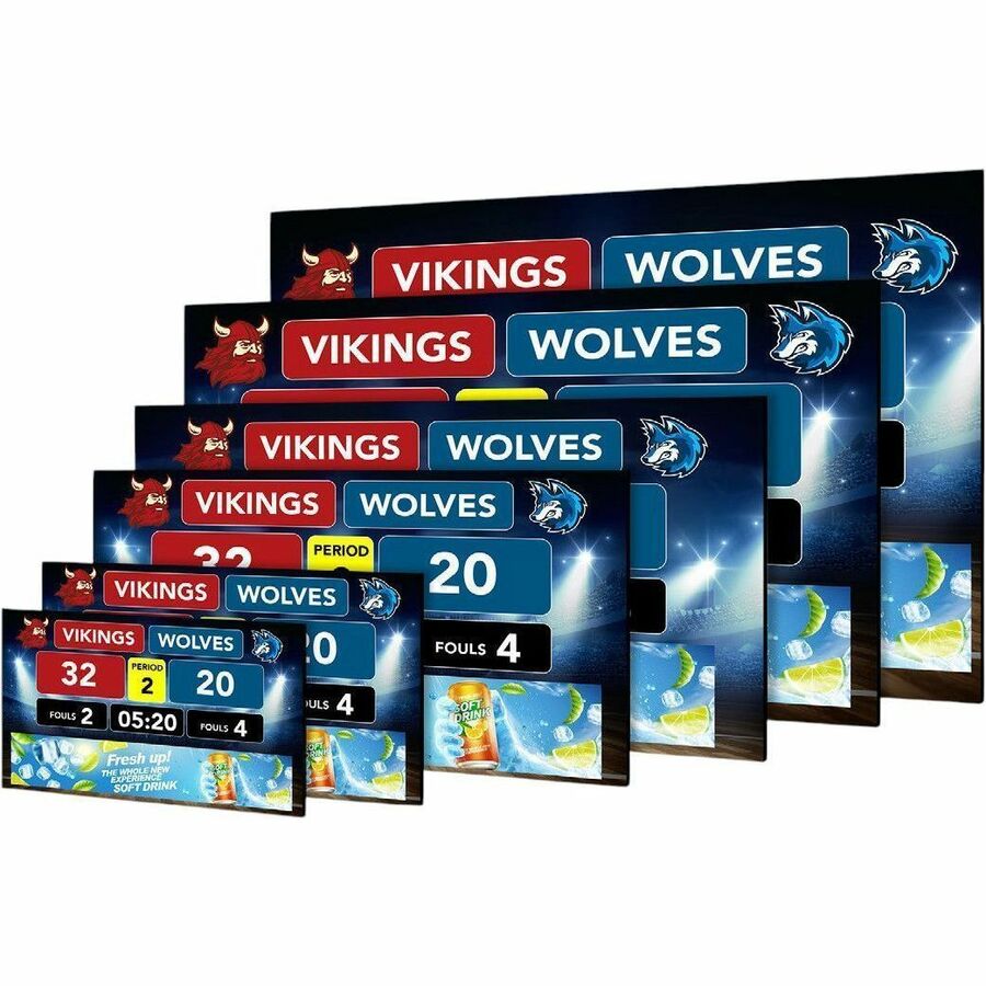 Planar Scoreboard Complete SBI-Shot Clock Digital Signage Display