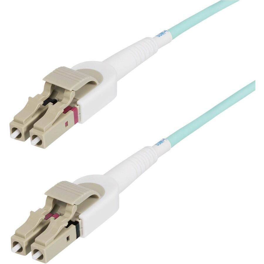 StarTech 5m (16.4ft) LC to LC (UPC) OM4 Switchable Fiber Optic Cable 50/125, 100G, Toolless Polarity Switching, LSZH Fiber Jumper Cord