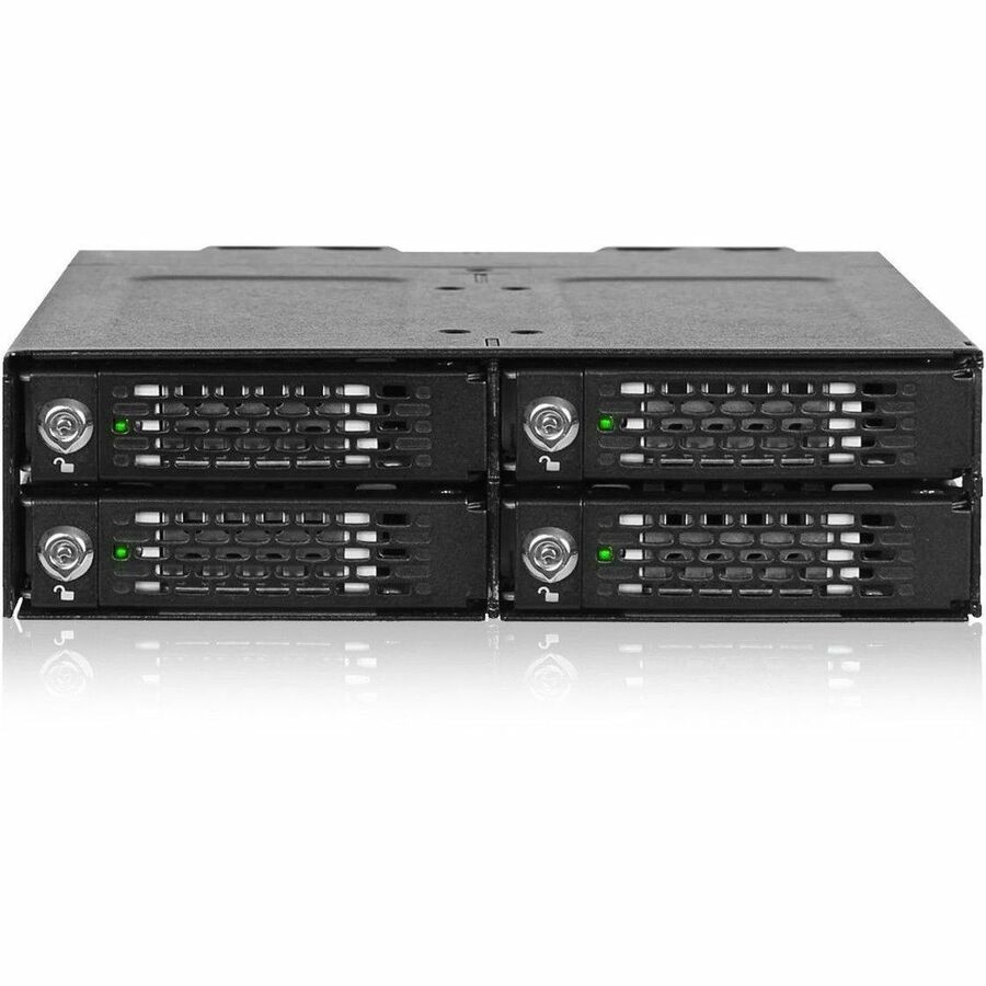 Icy Dock ToughArmor MB720MK-B V3 Drive Enclosure for 5.25" M.2, PCI Express NVMe 4.0 x4 - SFF-8612 OCuLink Host Interface Internal - Black