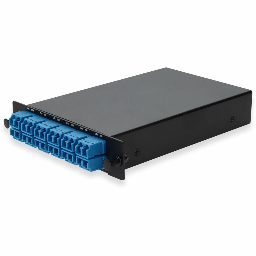 AddOn 8 Channel 1W LGX CWDM MUX and DEMUX (Duplex), 1271nm-1371nm, 1431nm-1451nm with Express Port, Monitor Port, and Duplex UPC/LC Connectors