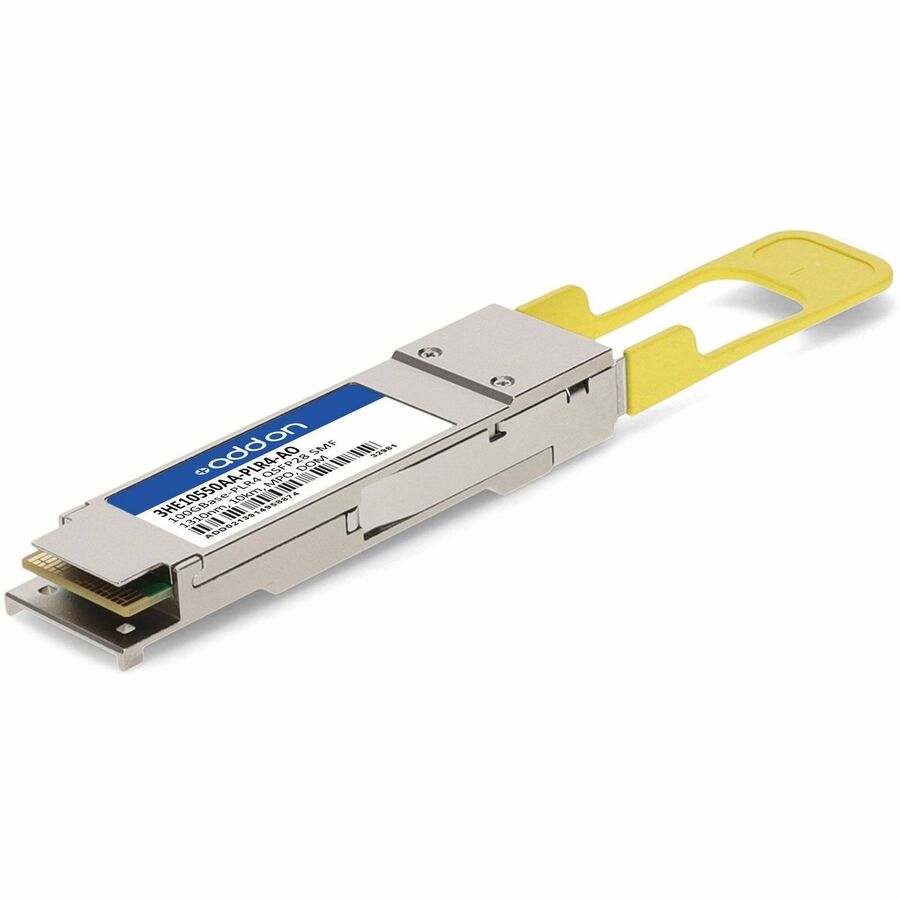 AddOn Alcatel-Lucent Nokia® 3HE10550AA-PLR4 Compatible TAA 100GBase-PLR4 QSFP28 Transceiver (SMF, 1310nm, 10km, MPO, DOM)