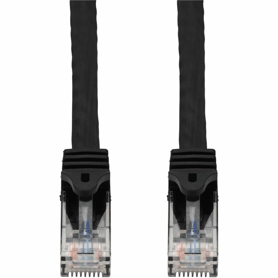 AddOn 10ft Black CAT6A PVC Ethernet Cable Snagless Easy Boot RJ-45 M/M CAT 6A