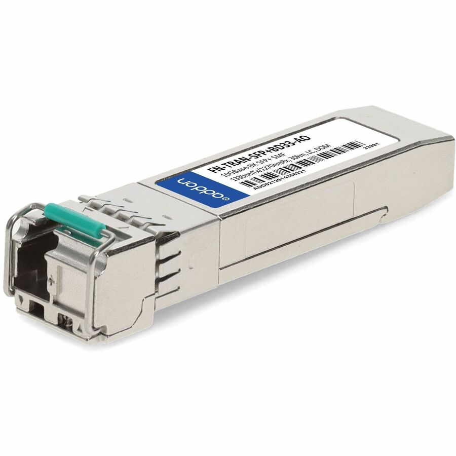 AddOn Fortinet® FN-TRAN-SFP+BD33 Compatible TAA 10GBase-BX SFP+ Transceiver (SMF, 1330nmTx/1270nmRx, 30km, LC, DOM)