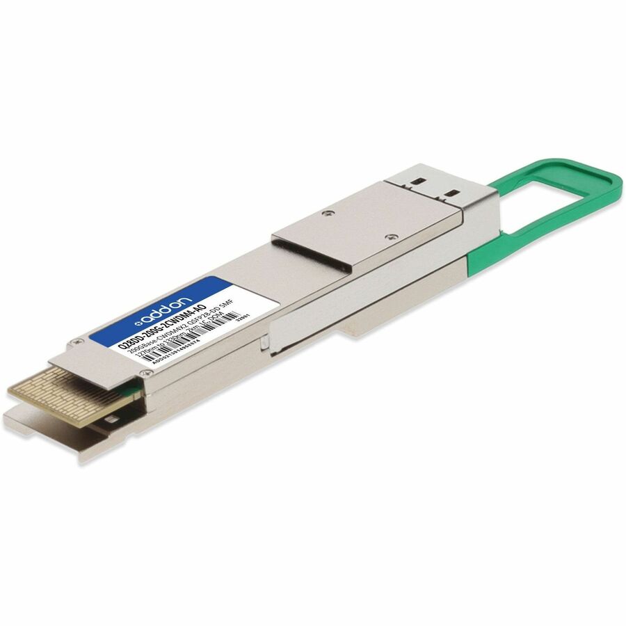 AddOn Dell® Q28DD-200G-2CWDM4 Compatible TAA 2x100GBase-CWDM4 QSFP28-DD Transceiver (SMF, 1270nm to 1330nm, 2km, CS, DOM)