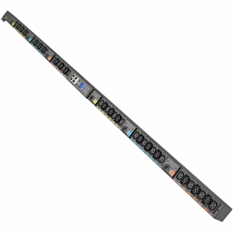 Eaton 3-Phase Managed Rack PDU G4, 240/415V, 42 Outlets, 24A/32A, 17.3kW, 532P6W Input, 10 ft. Cord, 0U Vertical, TAA