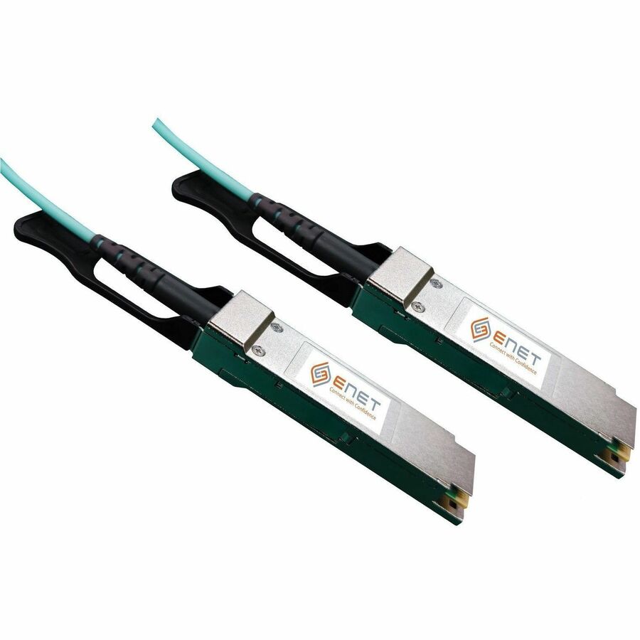 NVIDIA Mellanox MFS1S00-V003E Compatible TAA Compliant 200GBASE-AOC QSFP56 Active Optical Cable 850nm 3m (9.84 ft) OM3 LSZH