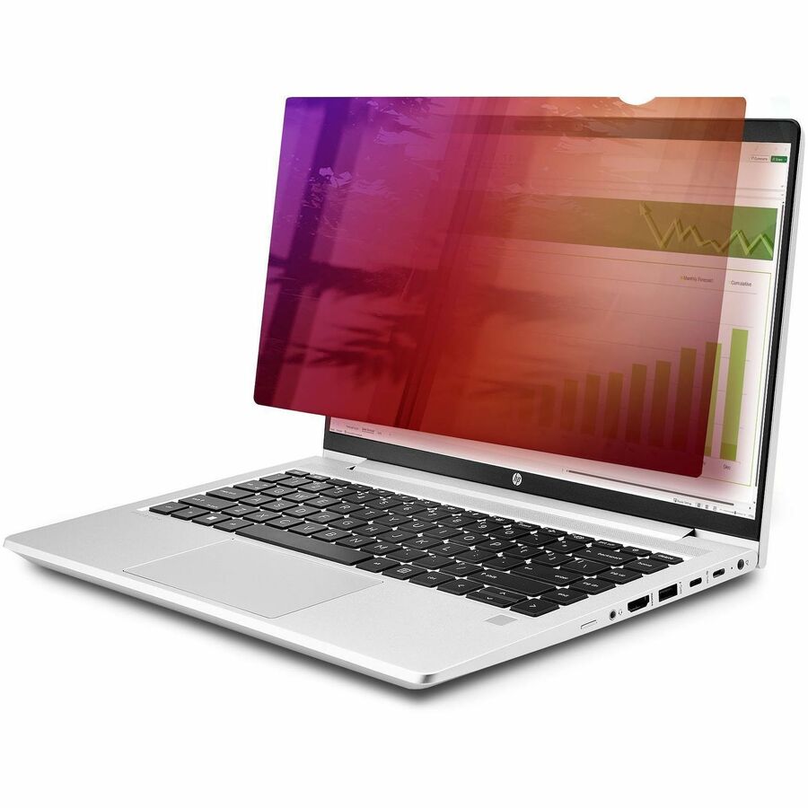StarTech 14-inch 16:9 Laptop Privacy Screen, Reversible Gold Filter w/Enhanced Privacy, Computer Security Filter, +/- 30° View Angle
