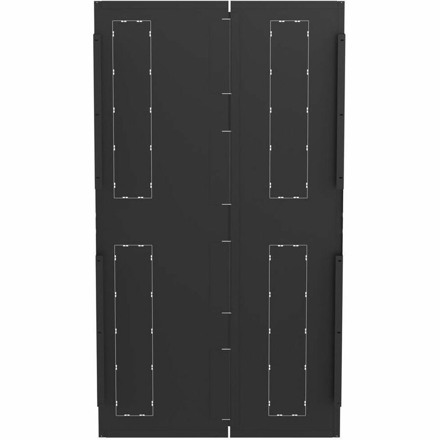 Panduit FlexFusion Day 2 Side Panel, 48RU x 1200mm, Black