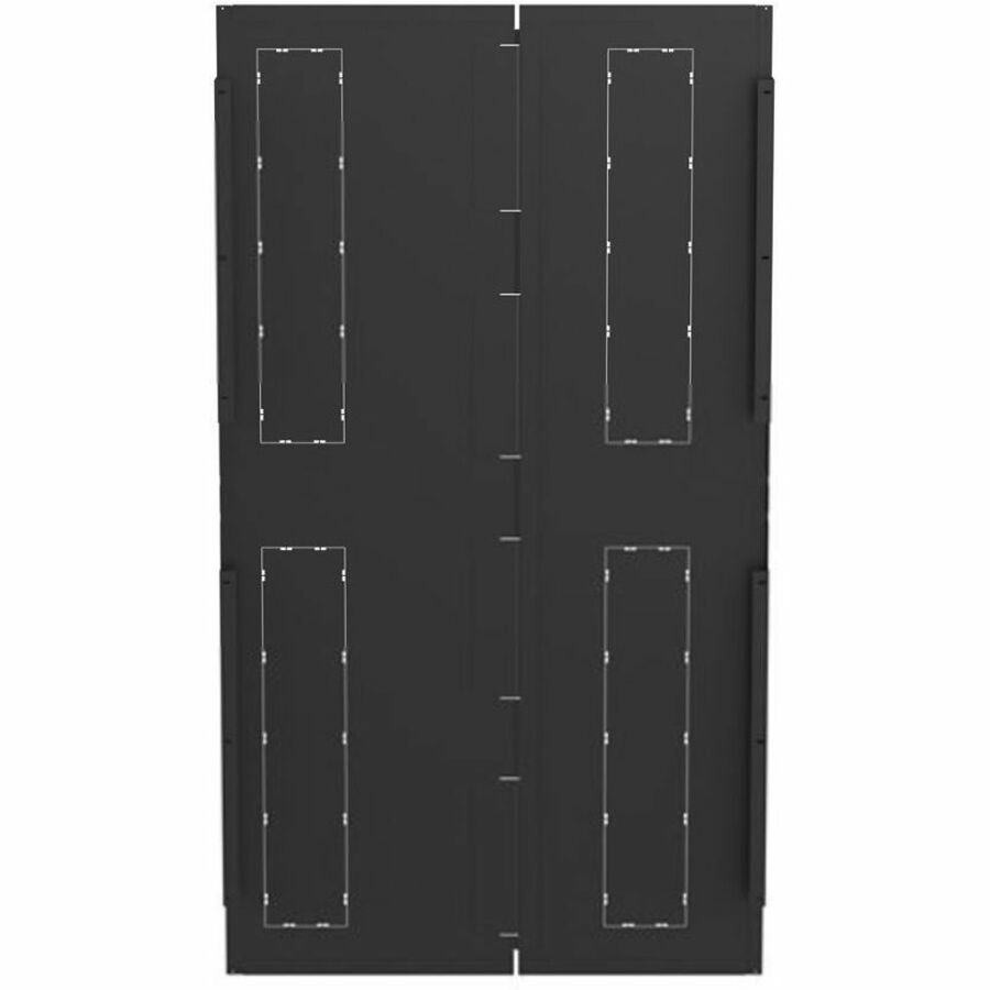 Panduit FlexFusion Day 2 Side Panel, 51RU x 1200mm, Black