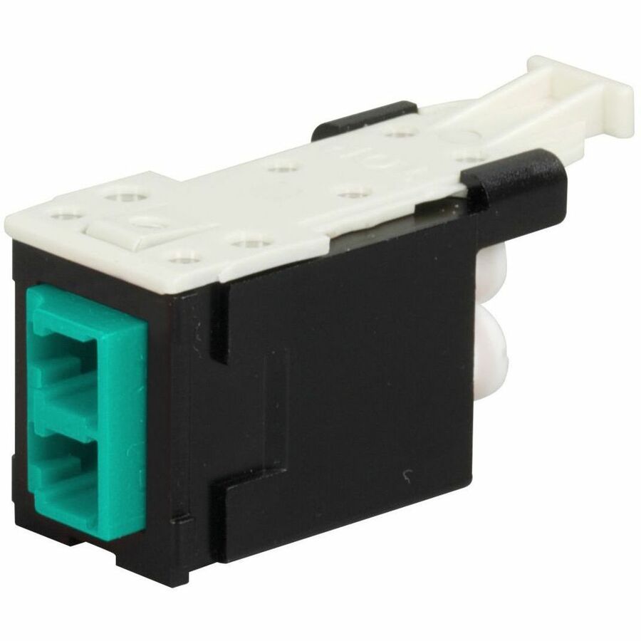 Ortronics Infinium HDFM/HDJ Fiber Module, LC Duplex Aqua, 25 PK