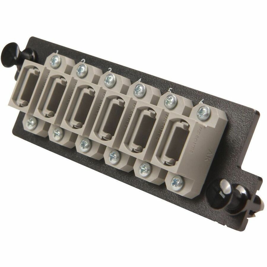 Ortronics Infinium HDFP MPO Adapter Panel, 6 MPO, Gray