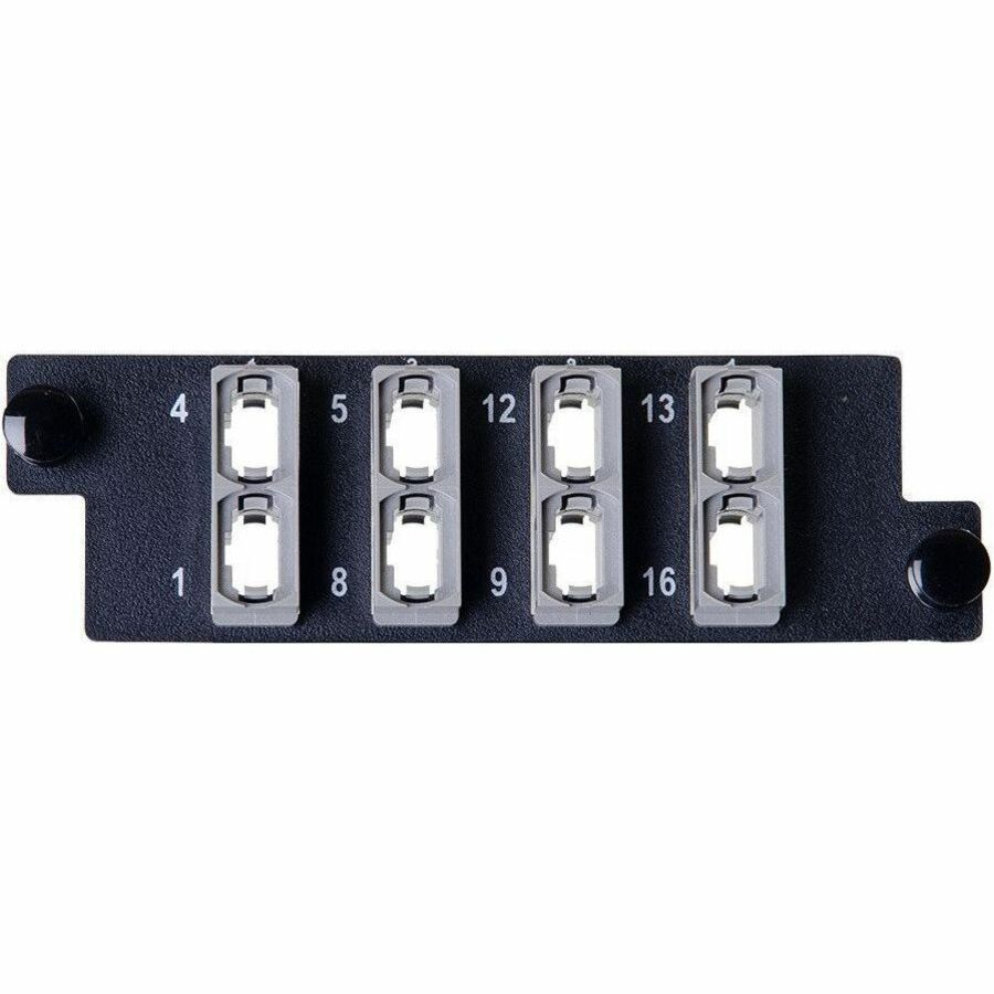 Ortronics Infinium HDFP Adapter Panel 8 MPO, 96F, ALIGNED KEY, GRAY