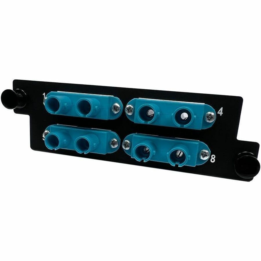 Ortronics Infinium HDFP Adapter Panel, 4 ST Duplex Aqua