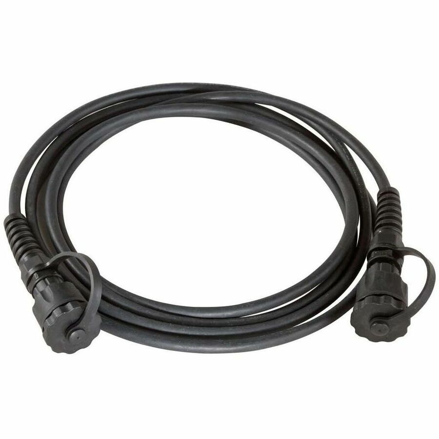 Ortronics IP67, Category 6 industrial patch cord, 5ft, black
