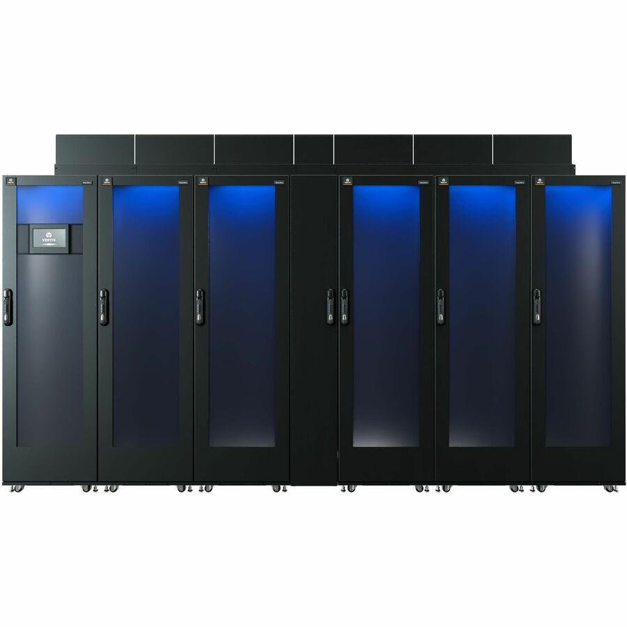 Vertiv™ SmartRow™ 2 | 5 Racks | 20 kW 208V | Single-Phase | 1 in-row cooling unit | cold air containment | hot air containment (SR2N05020NAA1)