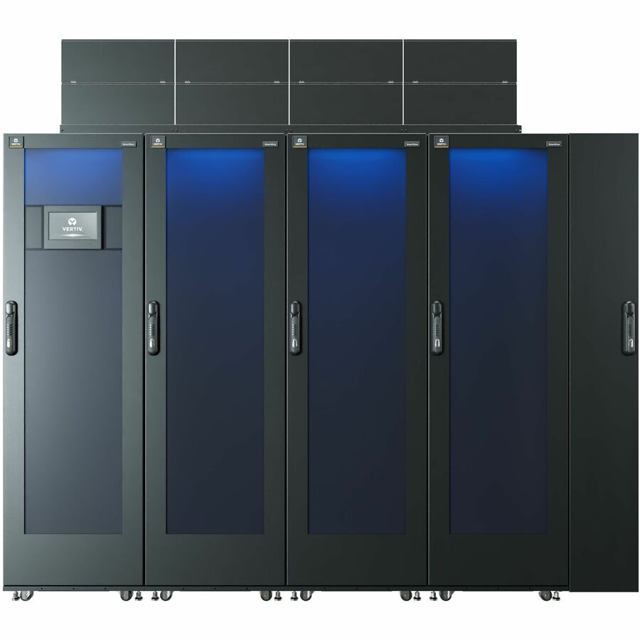 Vertiv™ SmartRow™ 2 | 3 Racks | 20 kW 208V | Single-Phase (2N) | 1 in-row cooling unit | cold air containment | hot air containment (SR2N03020PAA1)