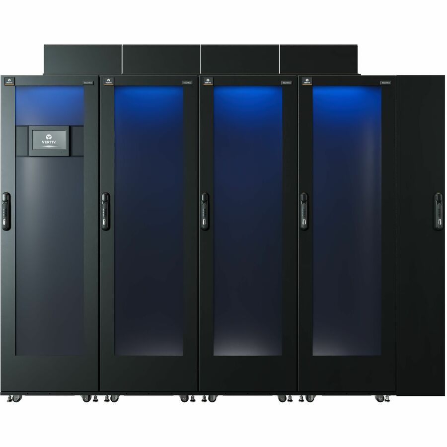 Vertiv™ SmartRow™ 2 | 3 Racks | 10 kW 208V | Single-Phase | 1 in-row cooling unit | cold air containment | hot air containment (SR2N03010NAA1)