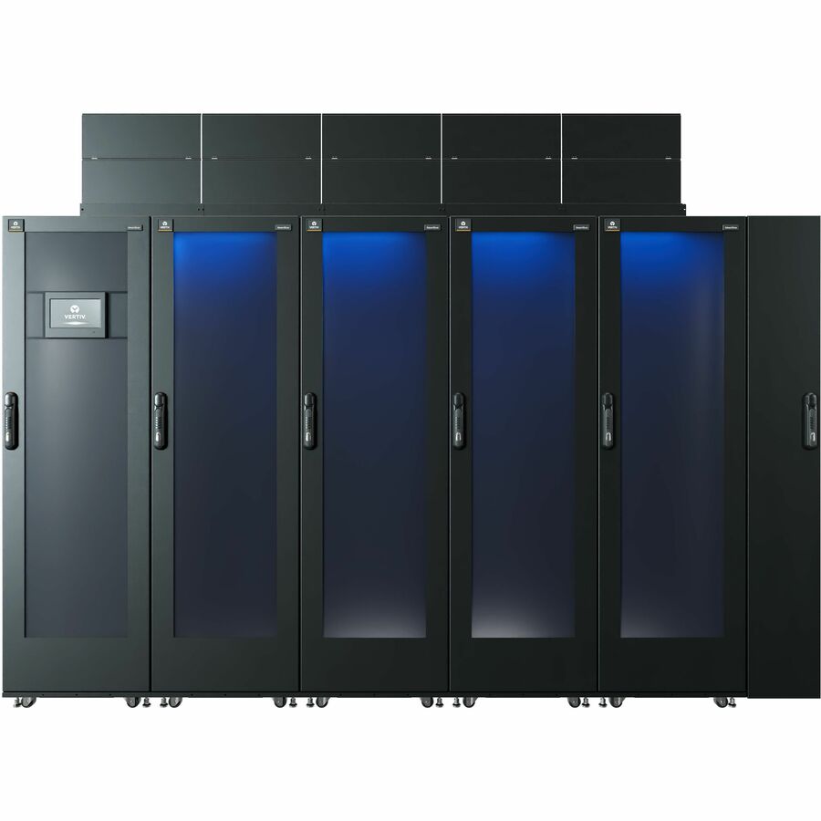 Vertiv™ SmartRow™ 2 | 4 Racks | 20 kW 208V | Single-Phase (2N) | 1 in-row cooling unit | cold air containment | hot air containment (SR2N04020PAA1)