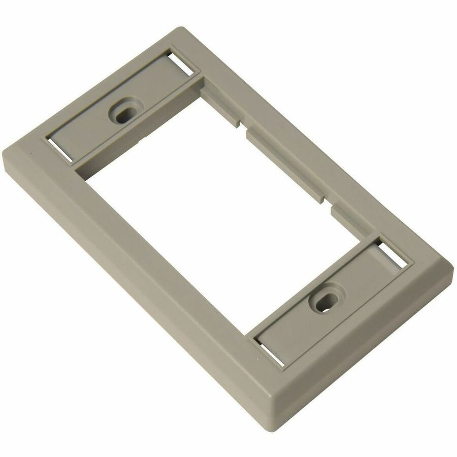 Ortronics Series II Faceplate, Low Profile (Single Gang), .5" Deep