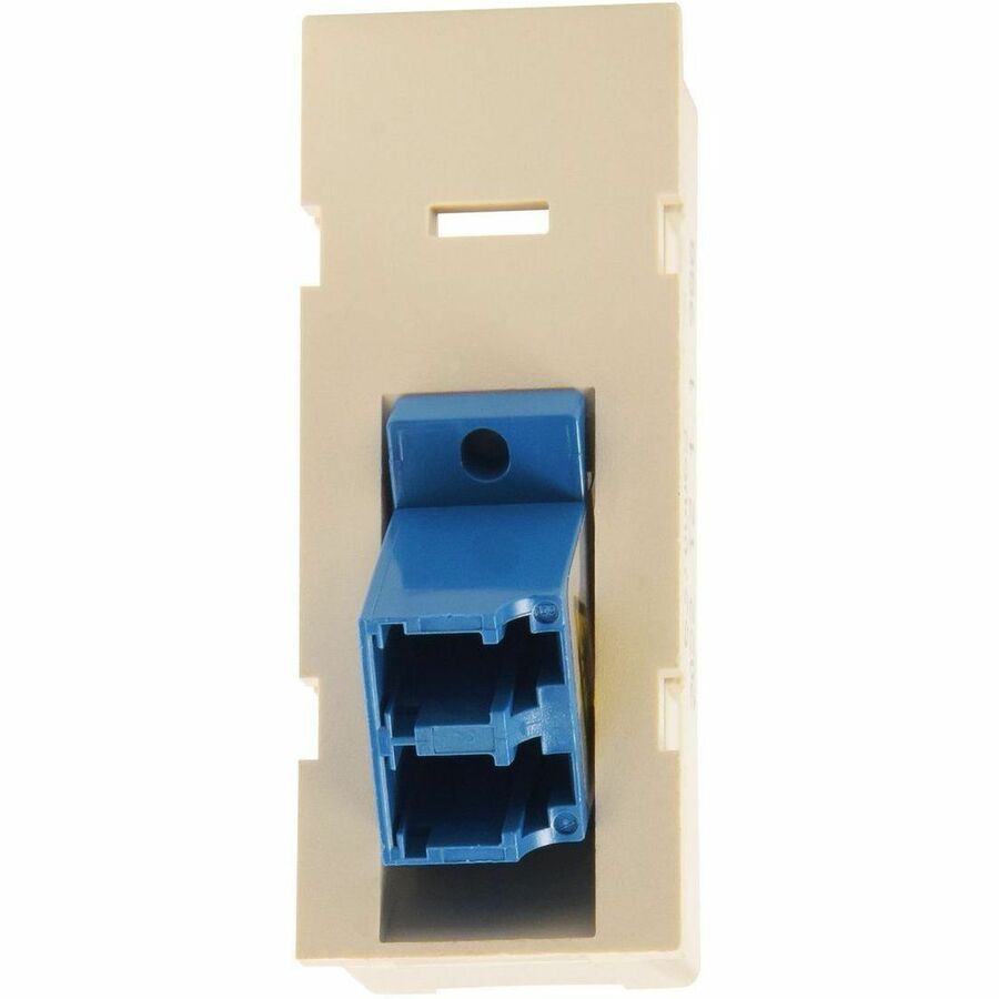Ortronics Tracjack LC Duplex, Singlemode Ceramic Adapter Blue, 45 Degree Exit, 2Unit