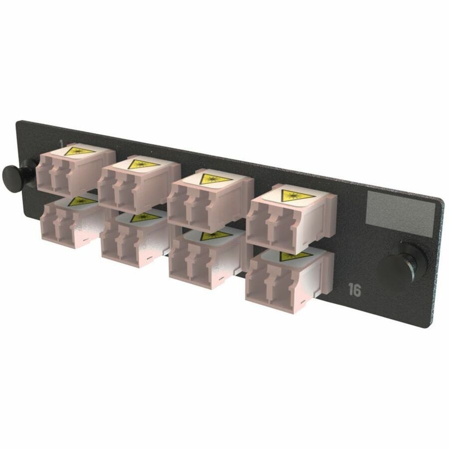 Ortronics Q-Series Keyed OFP Adapter Panel 16 Fibers, Rose
