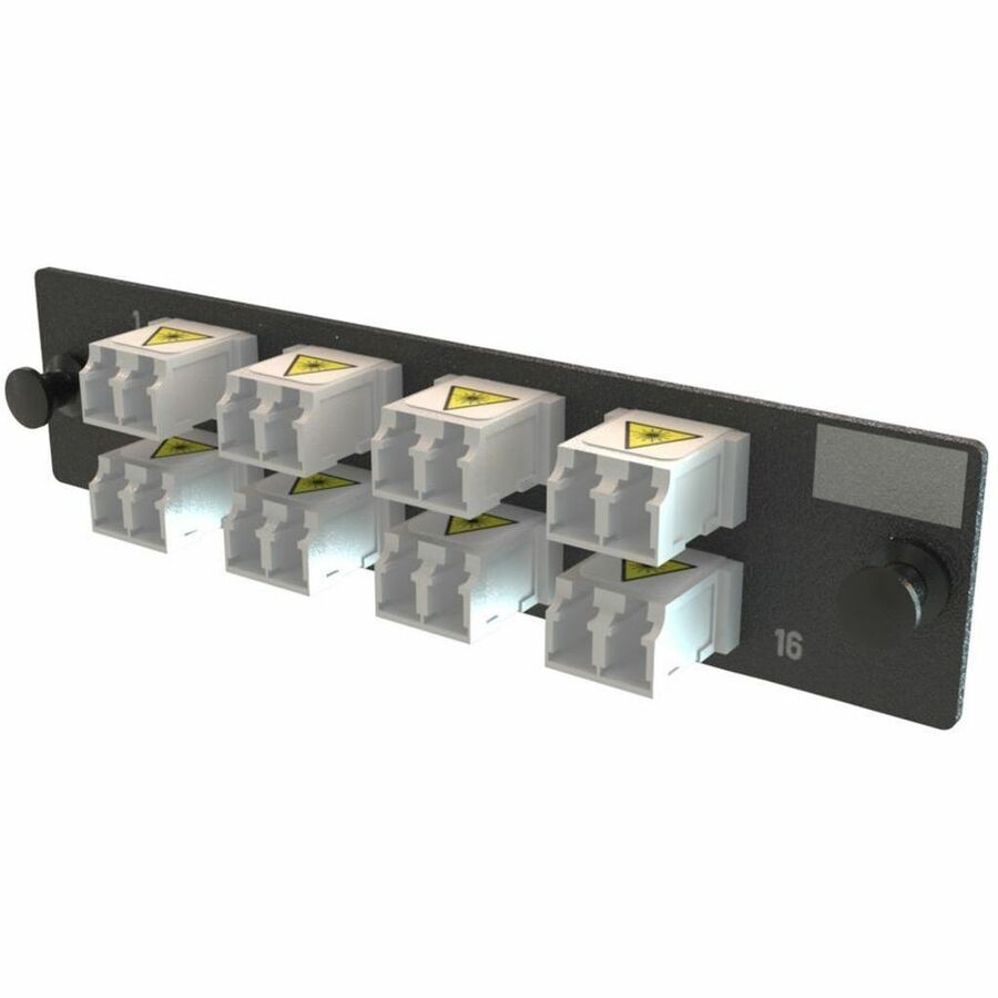 Ortronics Q-Series Keyed OFP Adapter Panel 16 Fibers, White