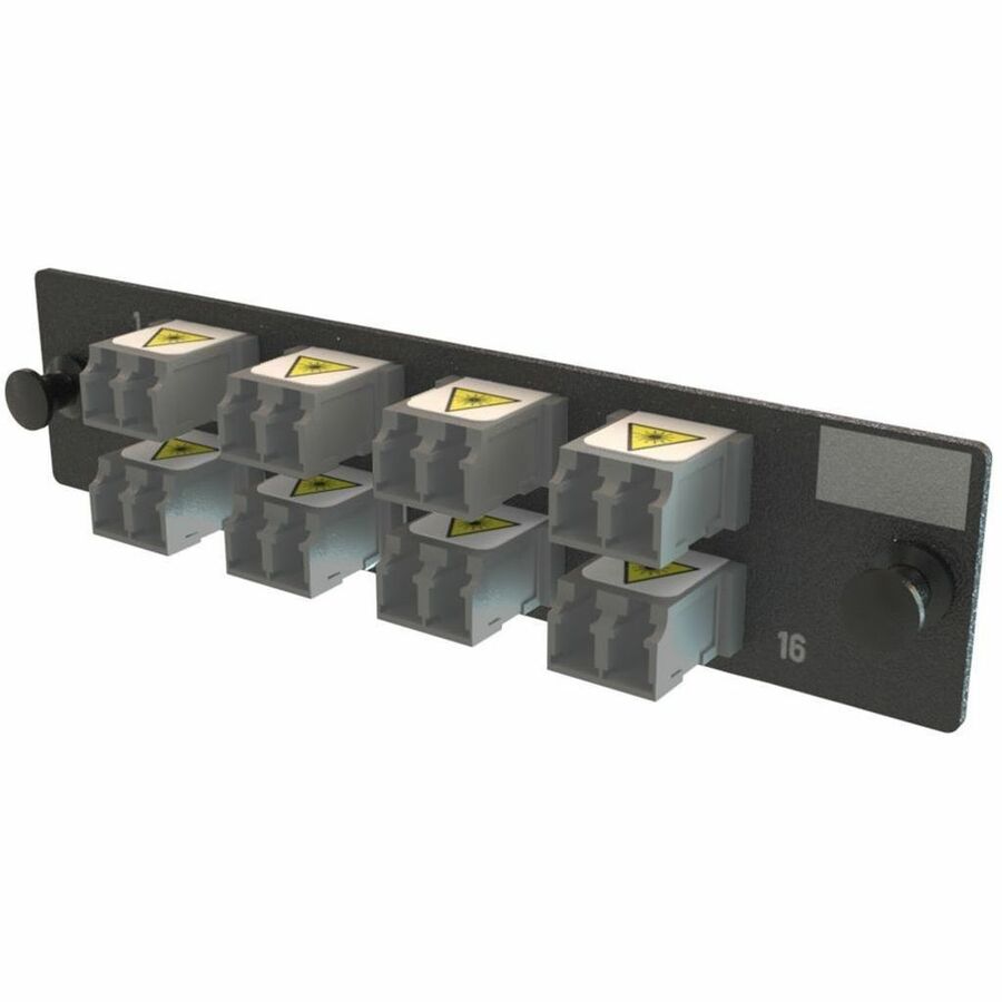 Ortronics Q-Series Keyed OFP Adapter Panel 16 Fibers, Gray