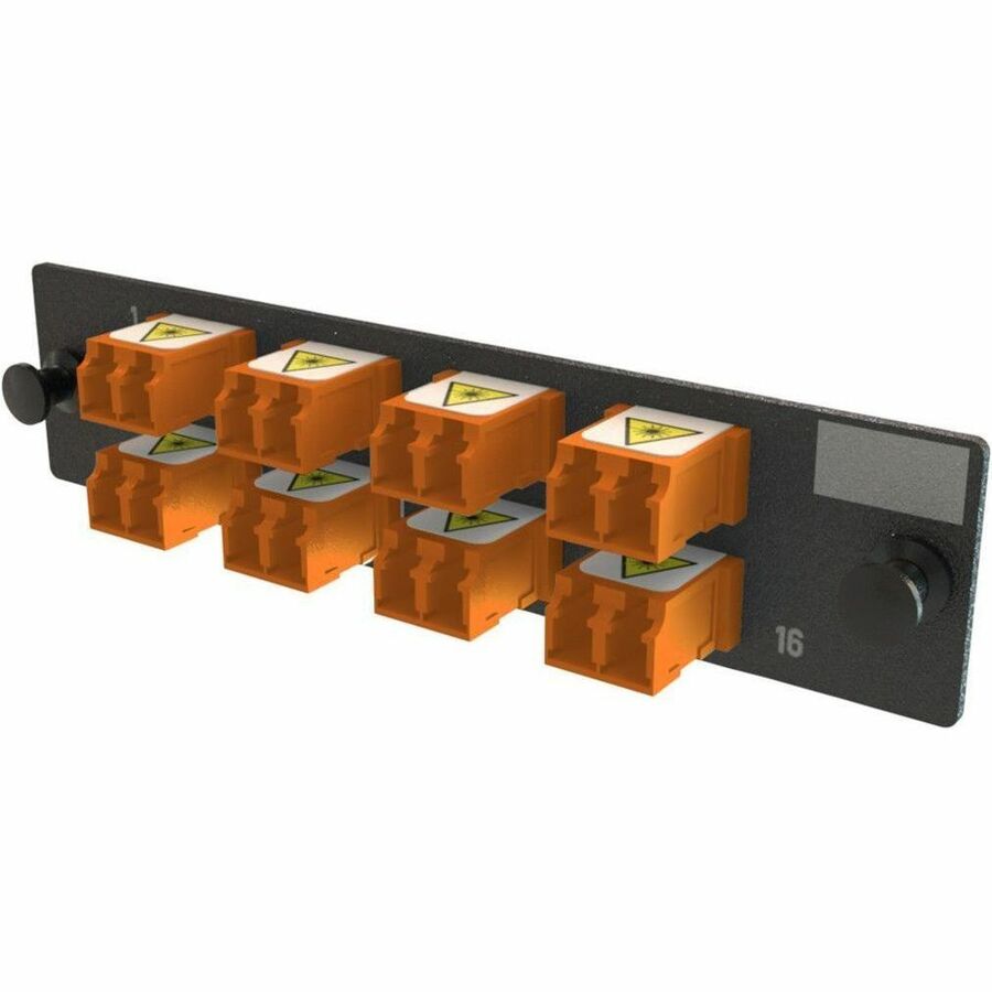 Ortronics Q-Series Keyed OFP Adapter Panel 16 Fibers, Orange